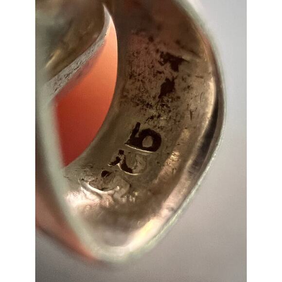 NEW Rose Quartz oval gemstone sterling silver pendant 5.62 grams - Picture 5 of 11